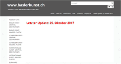 Desktop Screenshot of baslerkunst.ch